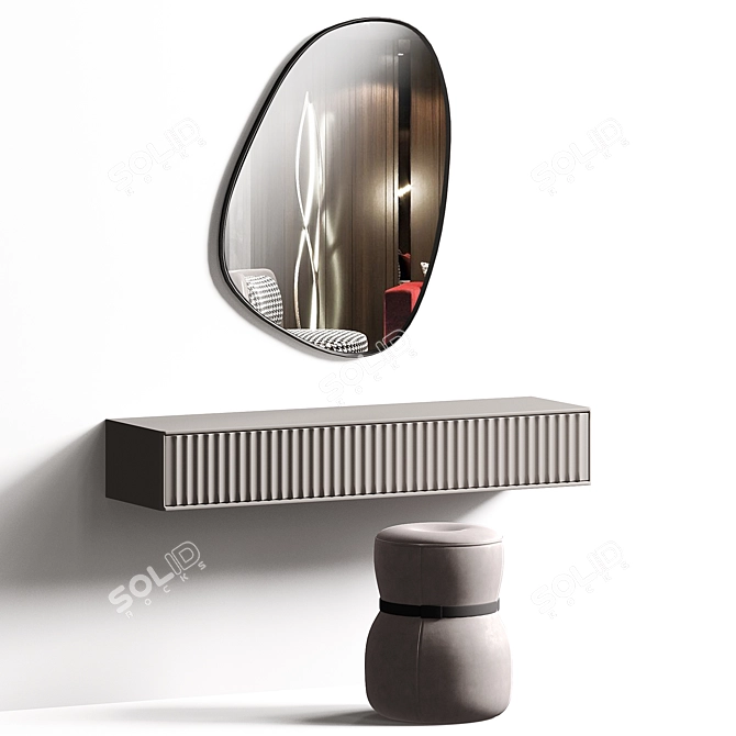 Unique Broken Mirror Design 3D model image 1