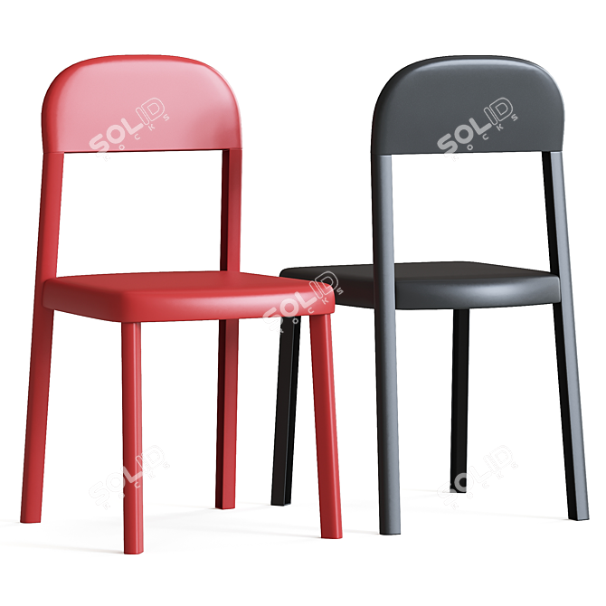 Sleek 2014 OTO Chair 3D model image 1