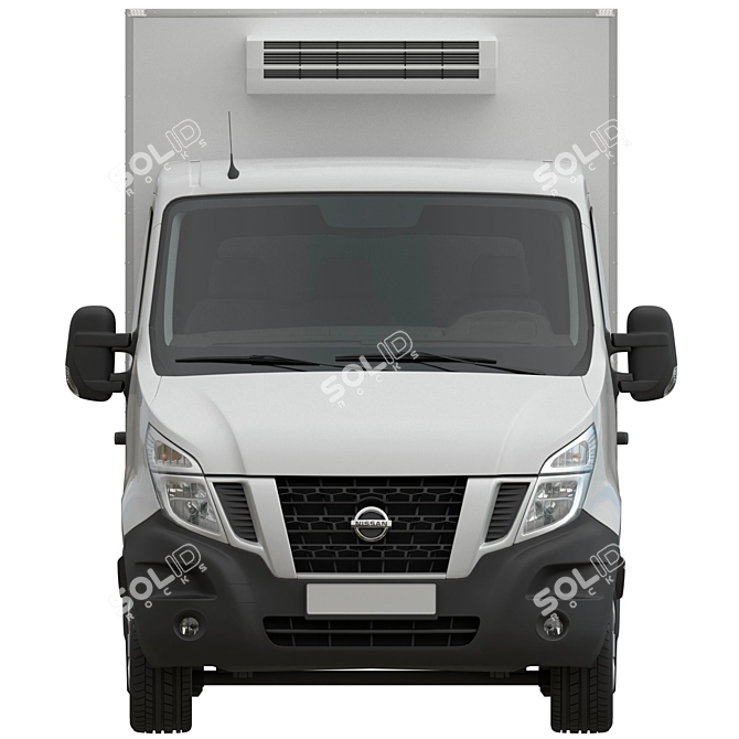 Nissan NV400 BoxTruck Commercial Chassis 3D model image 7