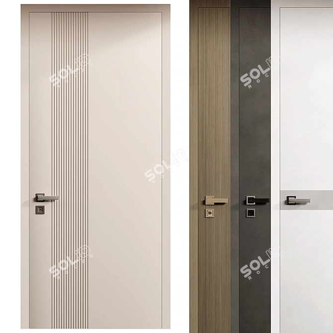 Secret Interior Doors Collection 3D model image 1