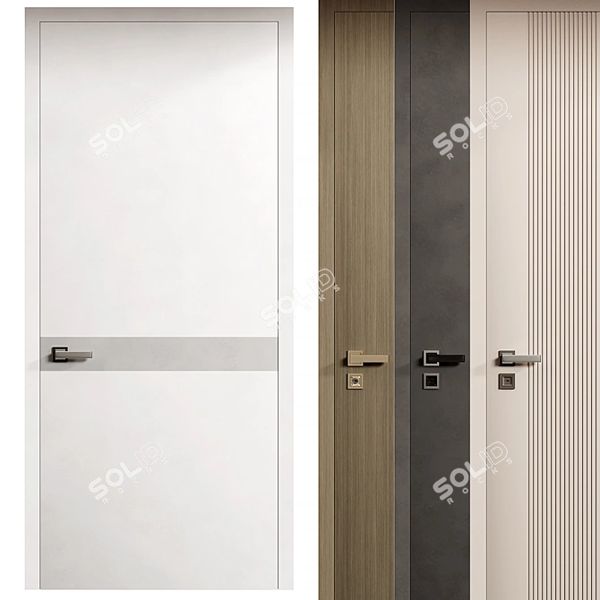 Secret Interior Doors Collection 3D model image 2