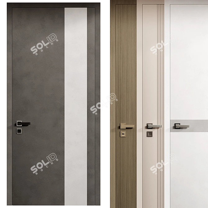 Secret Interior Doors Collection 3D model image 3