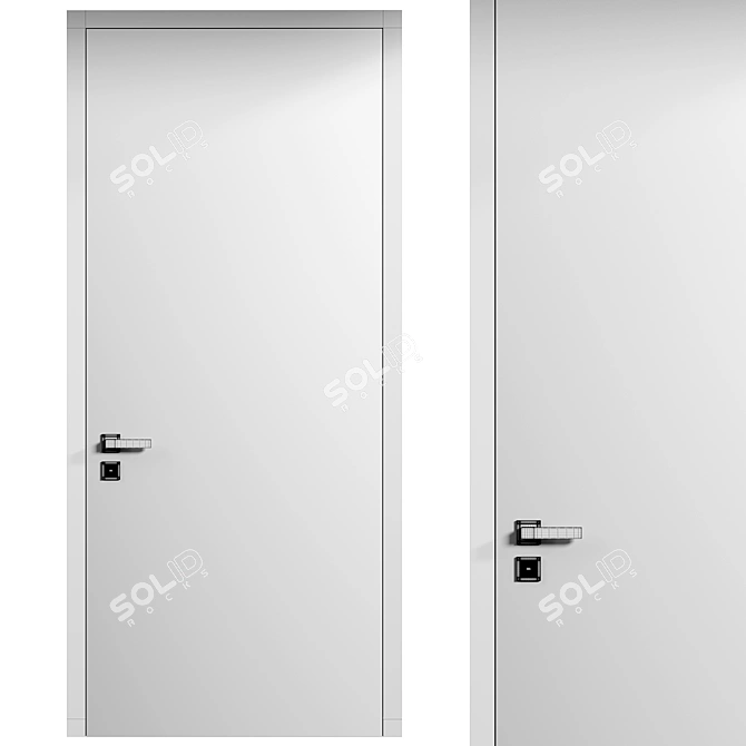 Secret Interior Doors Collection 3D model image 6