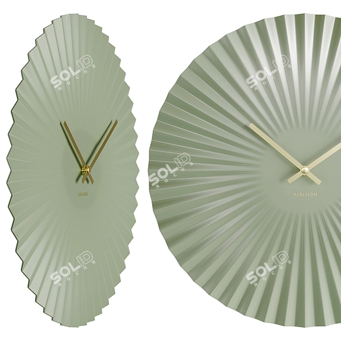 Karlsson Sensu Wall Clock: Modern Design 3D model image 4