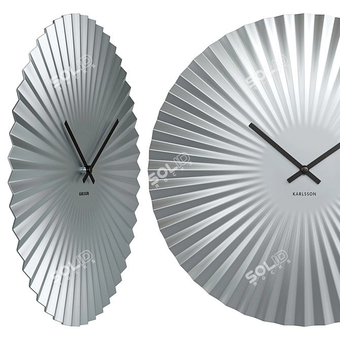 Karlsson Sensu Wall Clock: Modern Design 3D model image 5