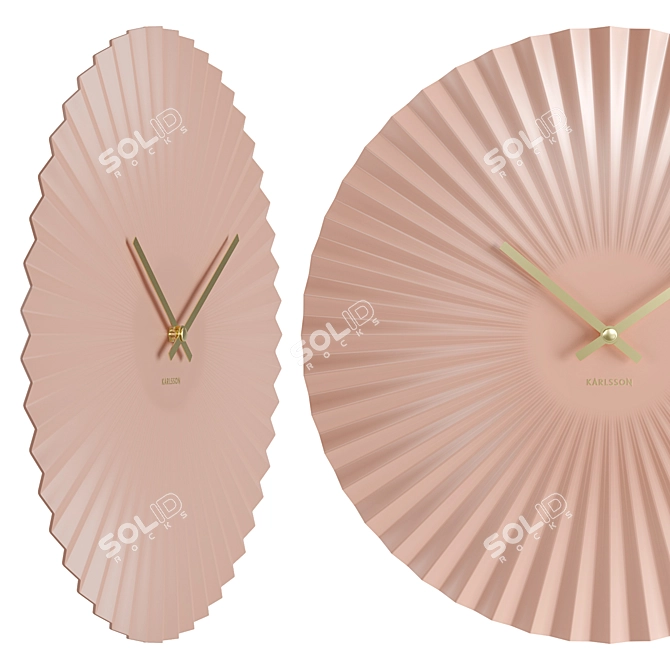Karlsson Sensu Wall Clock: Modern Design 3D model image 6