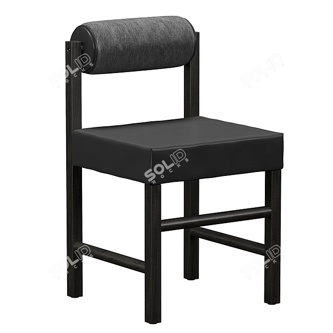 The TK Upholstered Dining Chair 3D model image 1