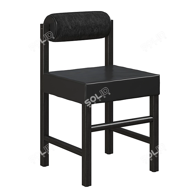 The TK Upholstered Dining Chair 3D model image 6