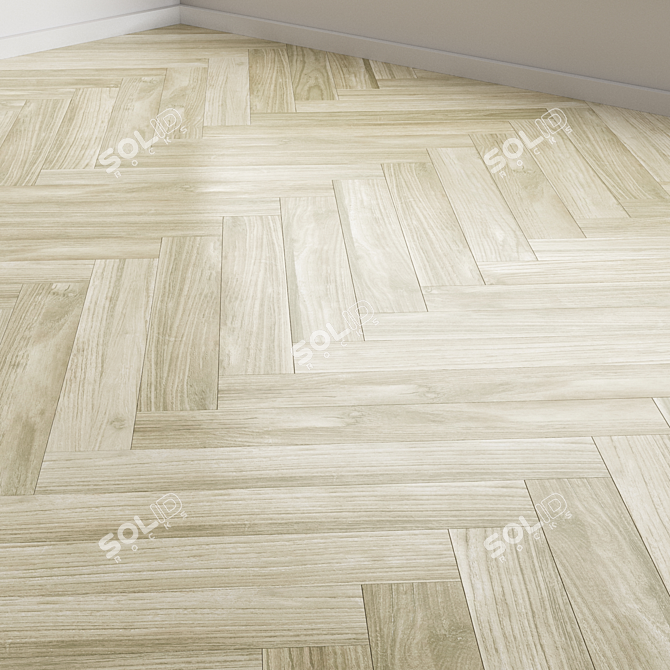 Dynamic Oak Flooring Collection 3D model image 3