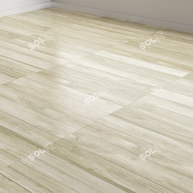 Dynamic Oak Flooring Collection 3D model image 4