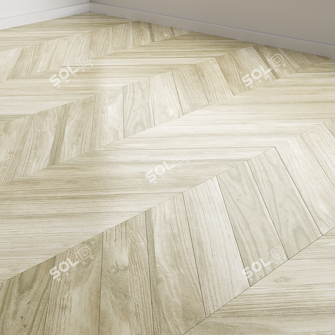 Dynamic Oak Flooring Collection 3D model image 5