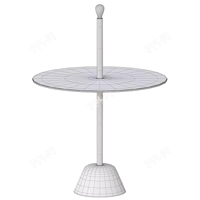 Zanotta SERVOMUTO Modern Multipurpose Table 3D model image 2