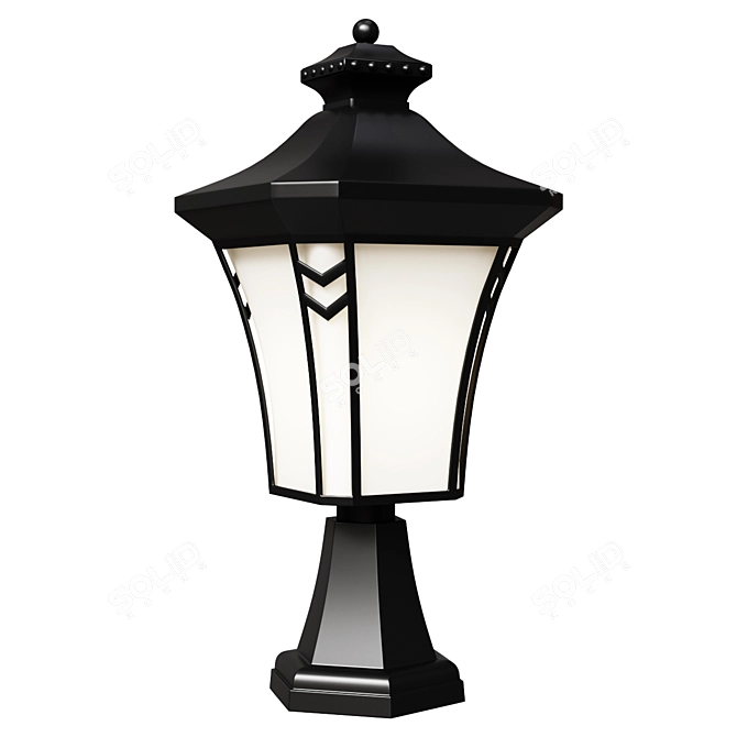 Taurus Outdoor Lamp Fixture 3D model image 1