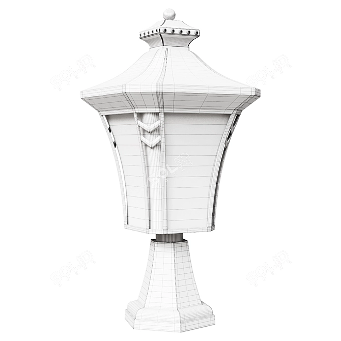 Taurus Outdoor Lamp Fixture 3D model image 2