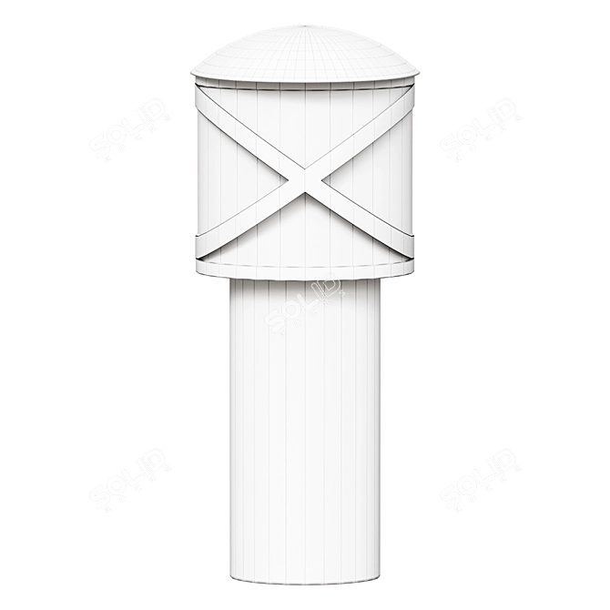 Outdoor Lamp Fixture 3D model image 2