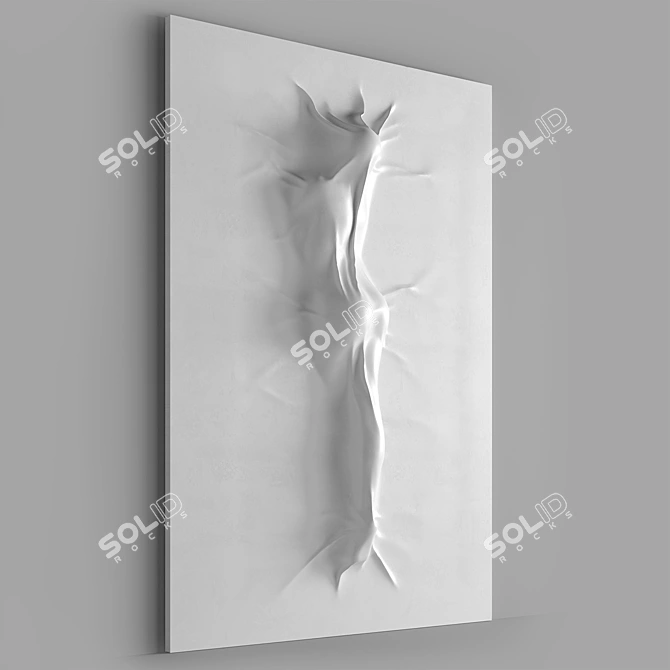 Wall Bas Relief 3D Model 3D model image 3