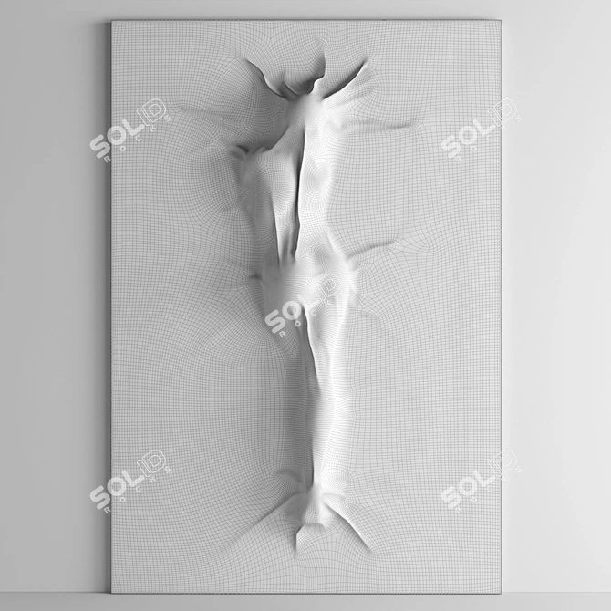 Wall Bas Relief 3D Model 3D model image 6