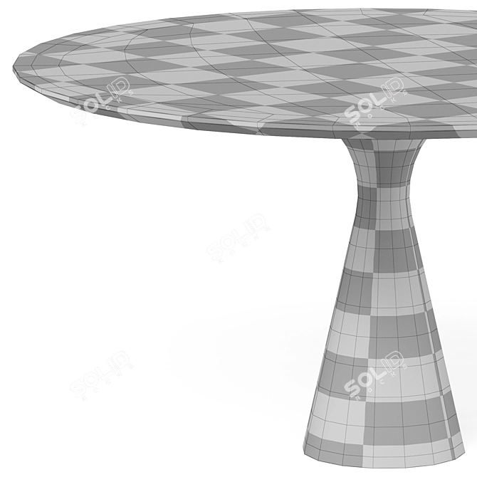 Kreoo Torre Maxi Stone Table 3D model image 3