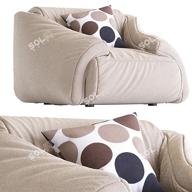 DS-705 London Sofa Bed 3D model image 4