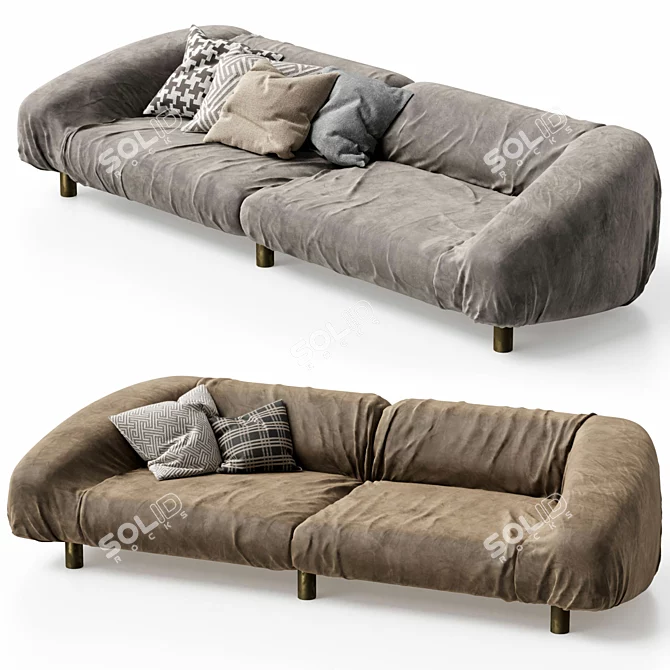 BAXTER FOLD Sofa Collection 3D model image 1