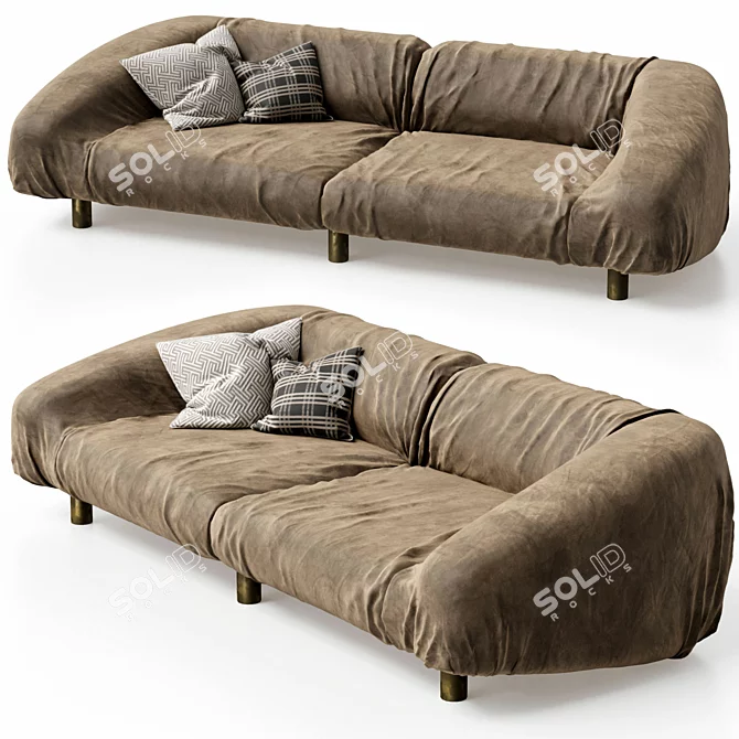 BAXTER FOLD Sofa Collection 3D model image 4