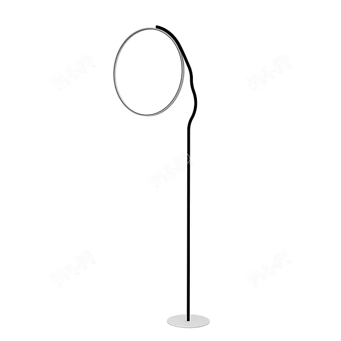 Dazzle Three Flexible Floor Lamp 3D model image 2