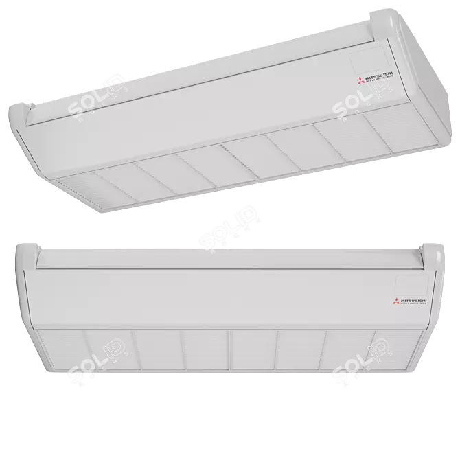 Mitsubishi Heavy Floor-Ceiling Air Conditioner 3D model image 2