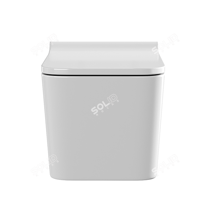 AQUAme AQM2004 Wall-Hung Toilet 3D model image 3