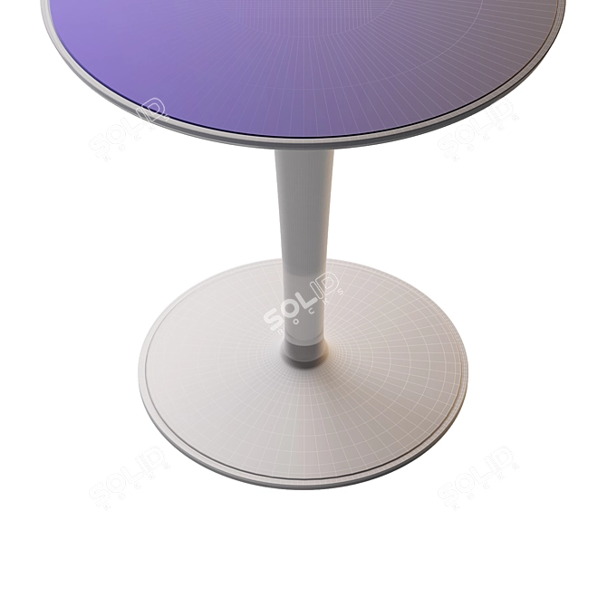 Modern Kartell TipTop Coffee Table 3D model image 2