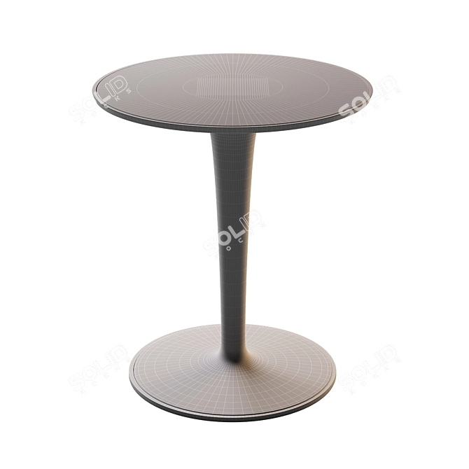 Modern Kartell TipTop Coffee Table 3D model image 4