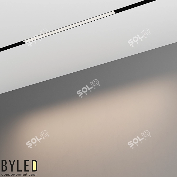 Byled Gravity Magnetic Inset Luminaire 3D model image 4