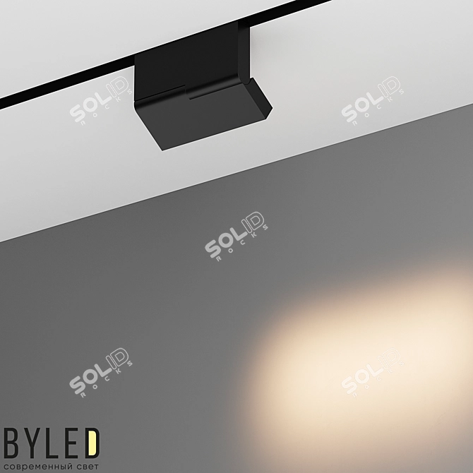 Gravity Magnetic Tilting Luminaire 3D model image 3