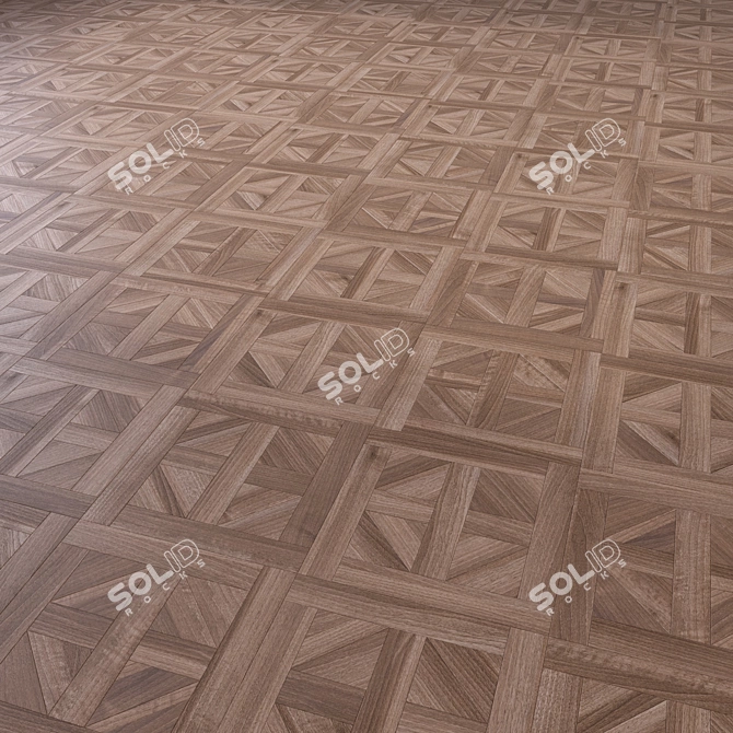 Versatile Wood Floor 3D Model 3D model image 2