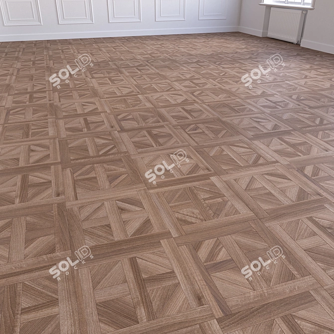 Versatile Wood Floor 3D Model 3D model image 4