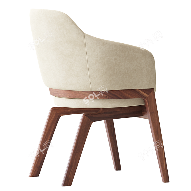 Modern Macaron Armchair: 2014 Version 3D model image 6