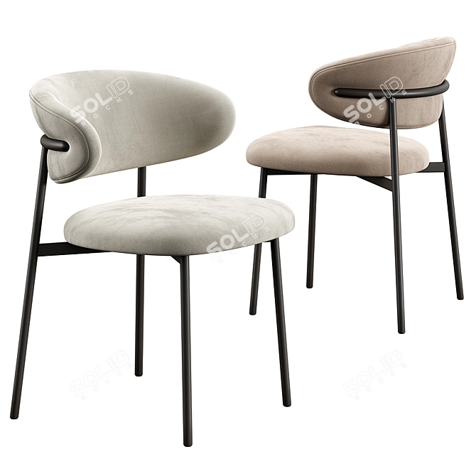 Vex Marble Table: Elegant Design 3D model image 2