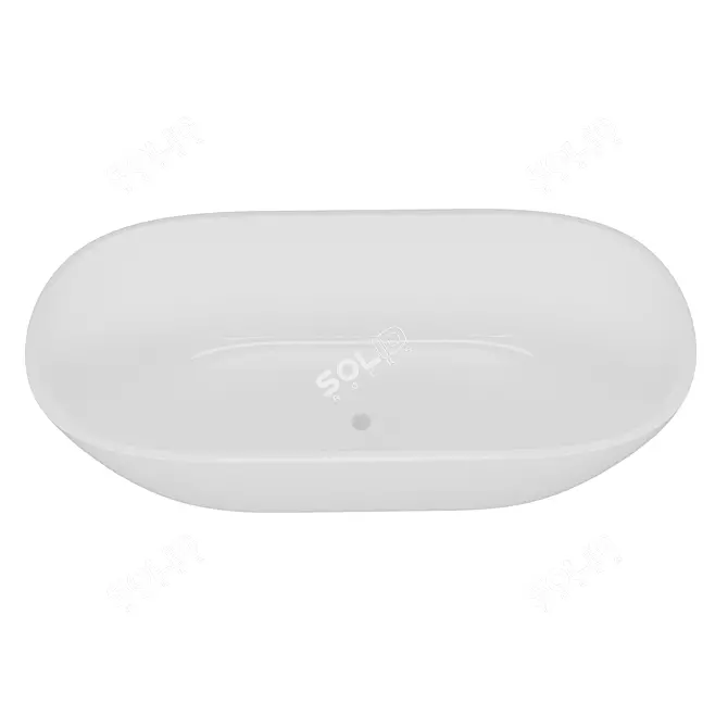 TONI ARTI Biella Luxury Bathtub 3D model image 3