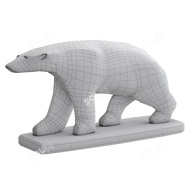  Paul Smith Polar Bear Sculpture 3D model image 4