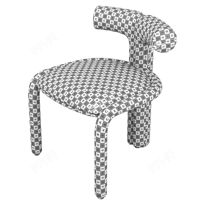 Modern Chair Tavalo B - Enne 3D model image 5