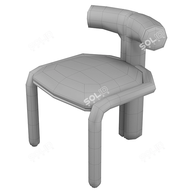 Modern Chair Tavalo B - Enne 3D model image 6