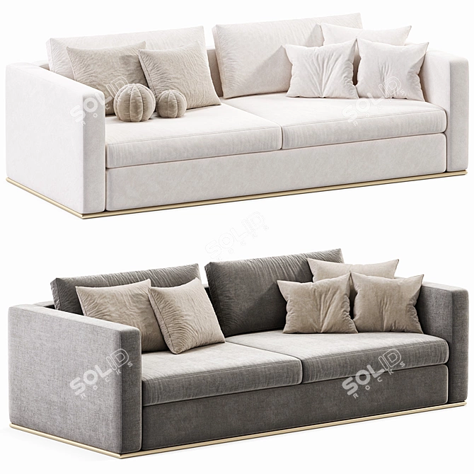 Burton James 649 Sofa: 2015 Evolution 3D model image 1