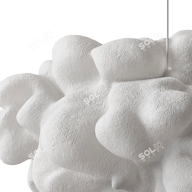 Dreamy Cloud Pendant Light 3D model image 5