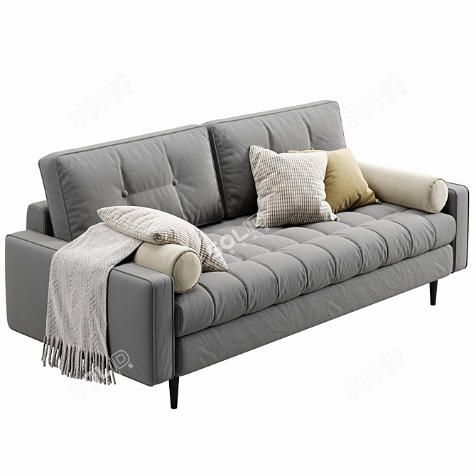 Luxurious Siteno Sofa Set 3D model image 4