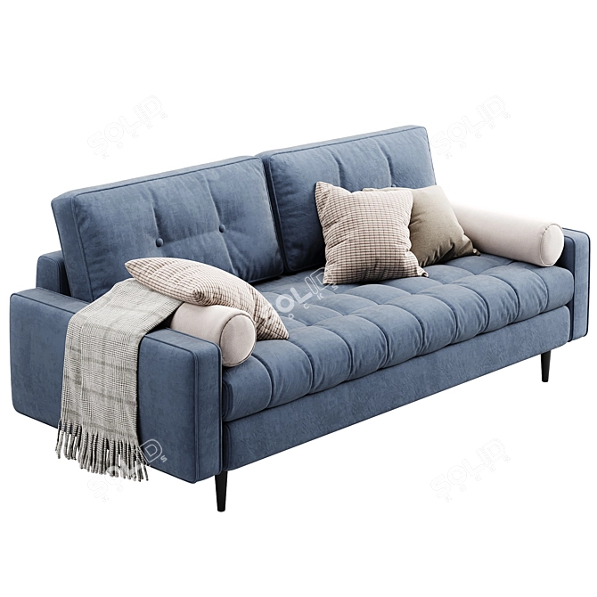 Luxurious Siteno Sofa Set 3D model image 5