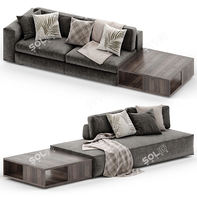 Ditre Italia Urban Modular Sofa 3D model image 2