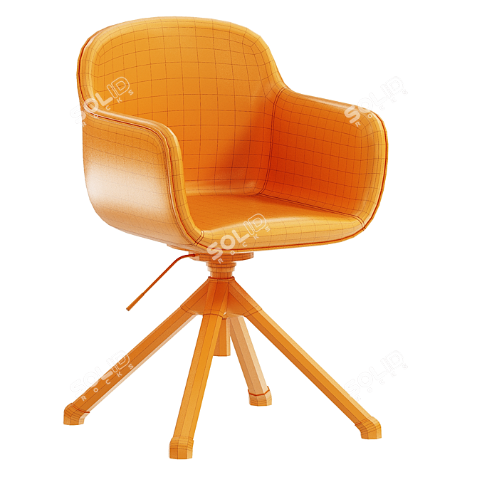 Modern Office Armchair CAP Romatti 3D model image 5