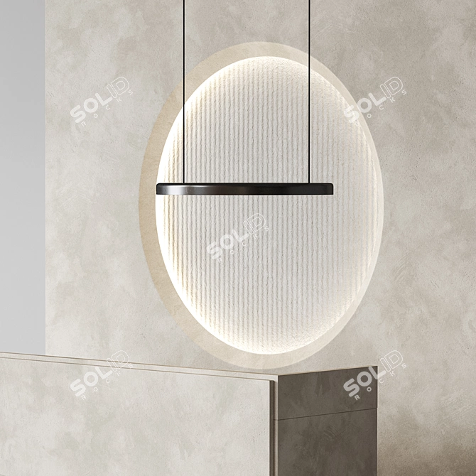 Sleek Modern Office Furniture Set 3D model image 5