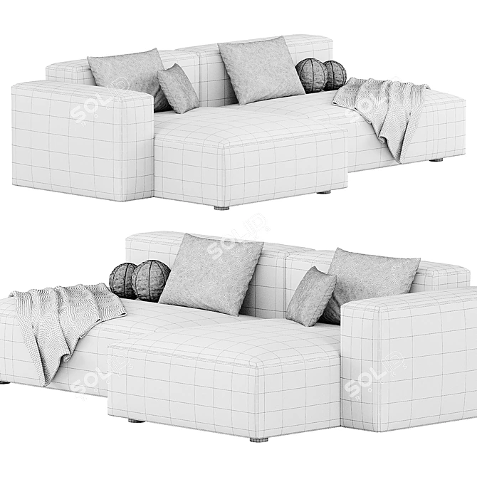 Plush Mags Soft Sofa 3D model image 4