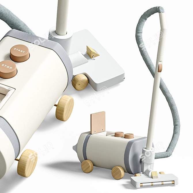 Kid's Play Vacuum Cleaner 3D model image 1