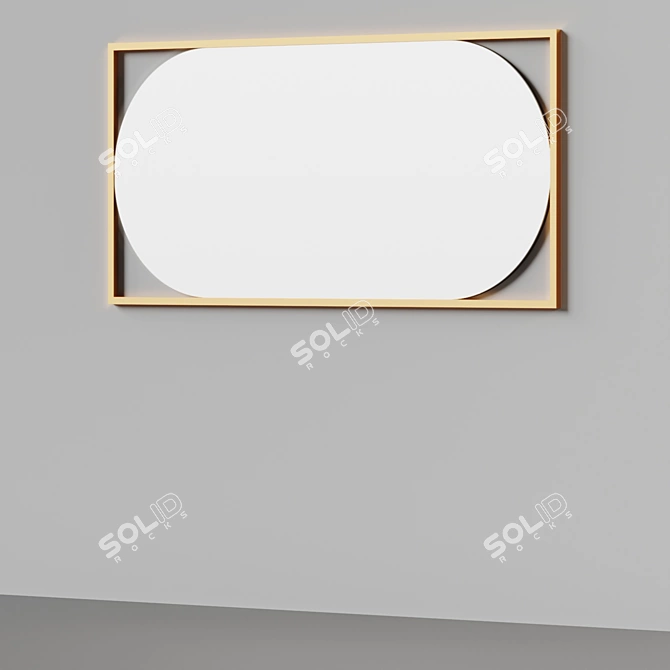 Amita Modern Full-Length Mirrors 3D model image 3